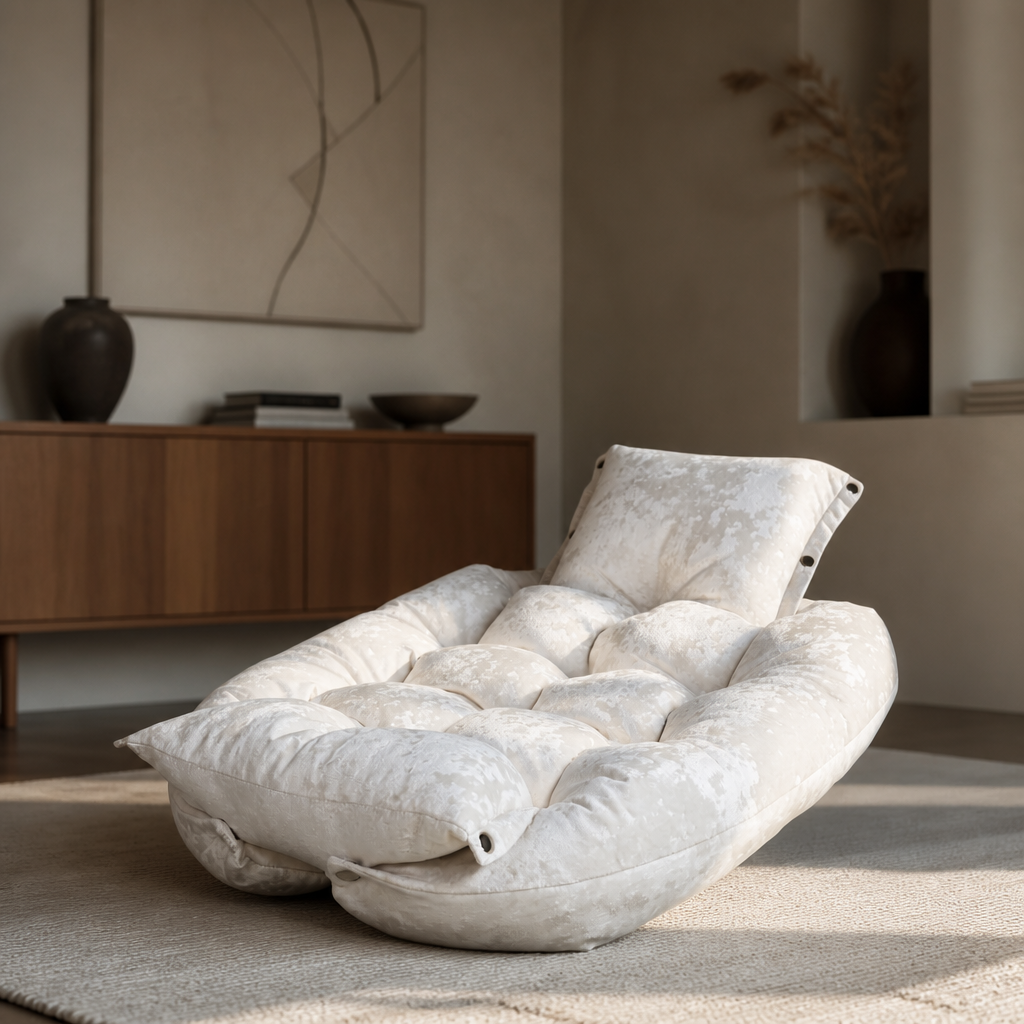 MALIBU Transformable Luxury Dog Bed – Marble Velvet, 2-in-1 Designer Pet Furniture, Handmade Europe