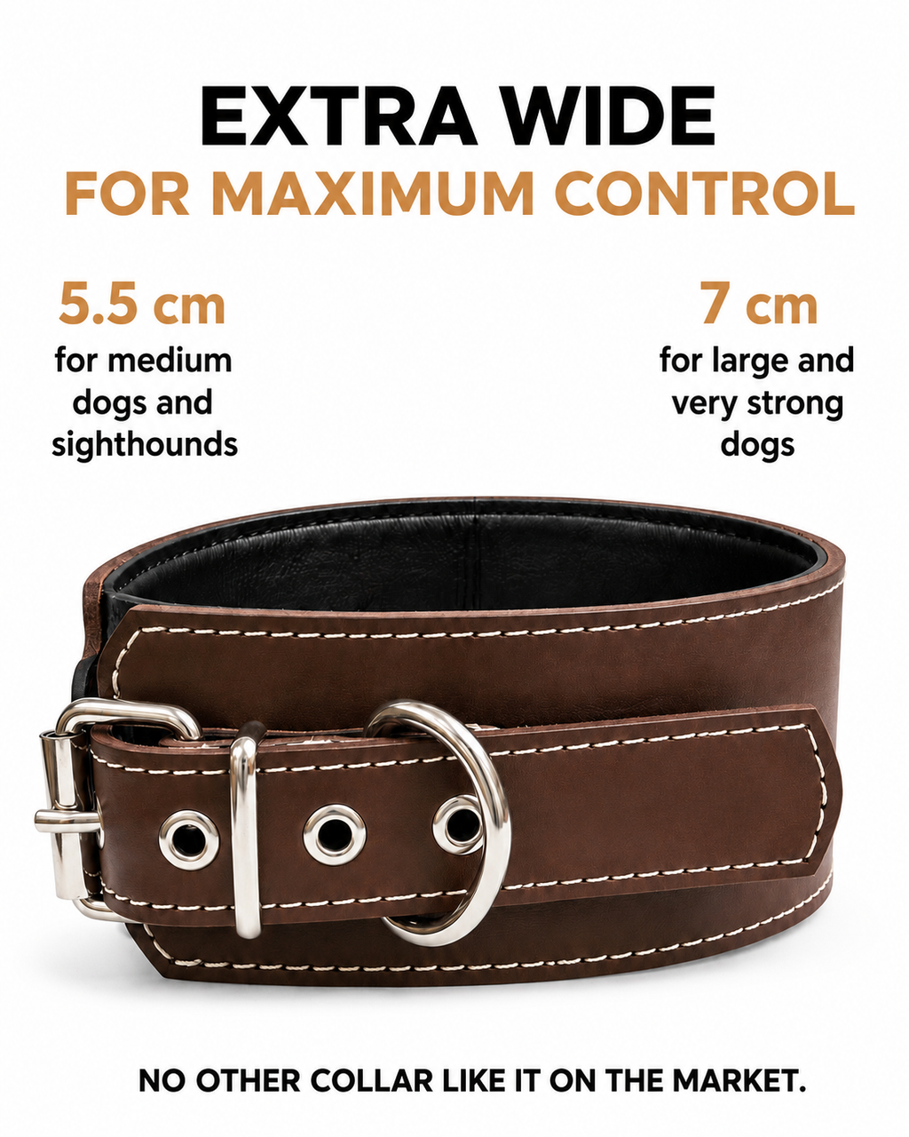 Collar Control Marrón Mónaco