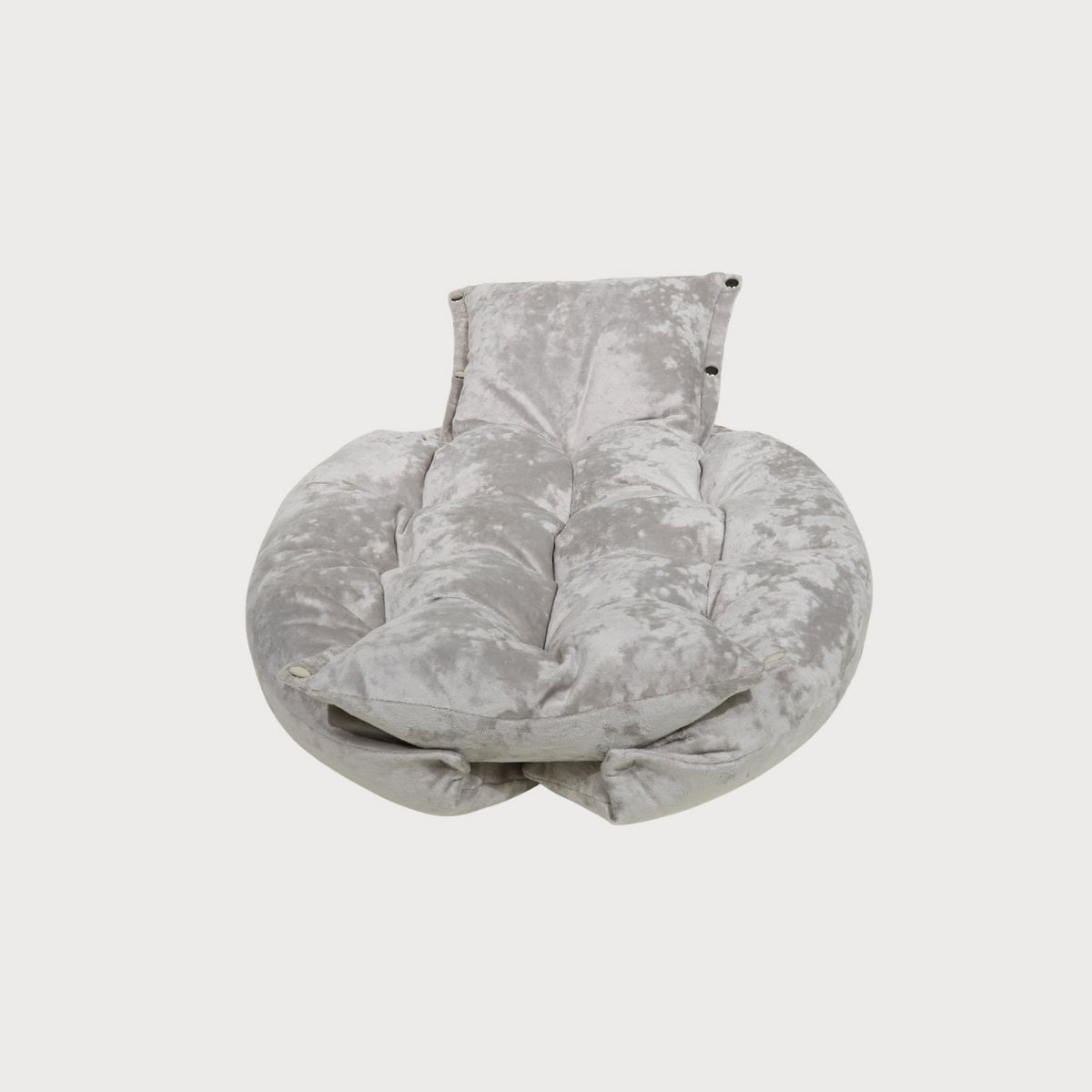 MALIBU Transformable Luxury Dog Bed – Marble Velvet, 2-in-1 Designer Pet Furniture, Handmade Europe