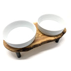 RUSTY PLUS Raised Porcelain Feeding Station