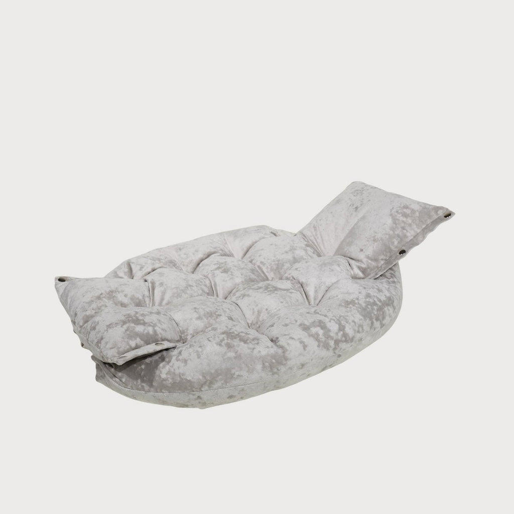 MALIBU Transformable Luxury Dog Bed – Marble Velvet, 2-in-1 Designer Pet Furniture, Handmade Europe