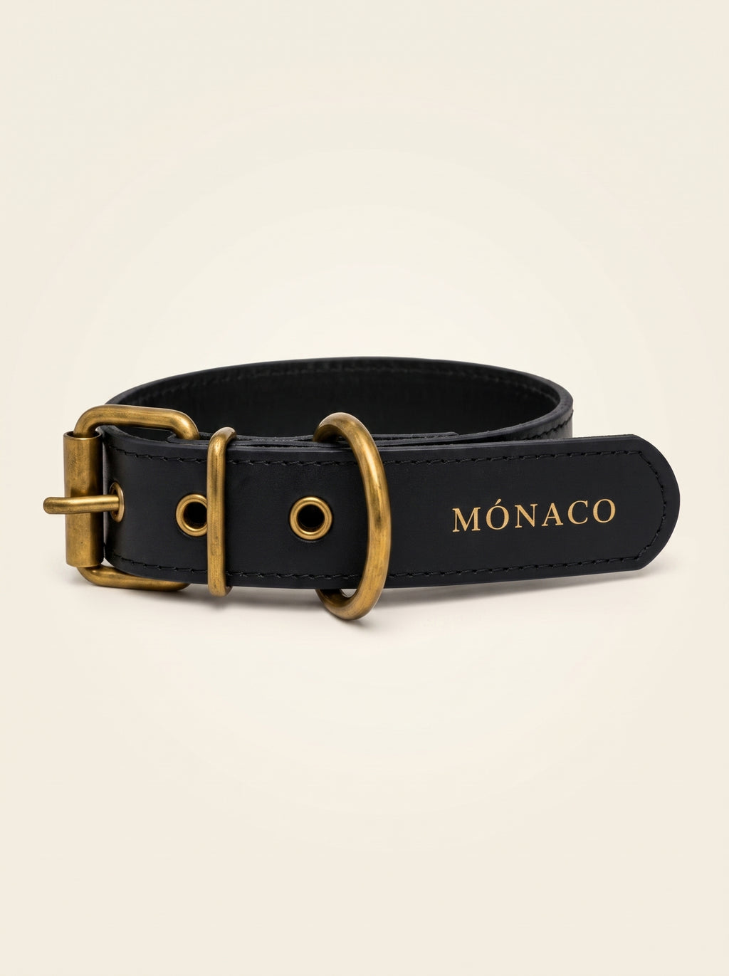 Collar Classic Negro Mónaco
